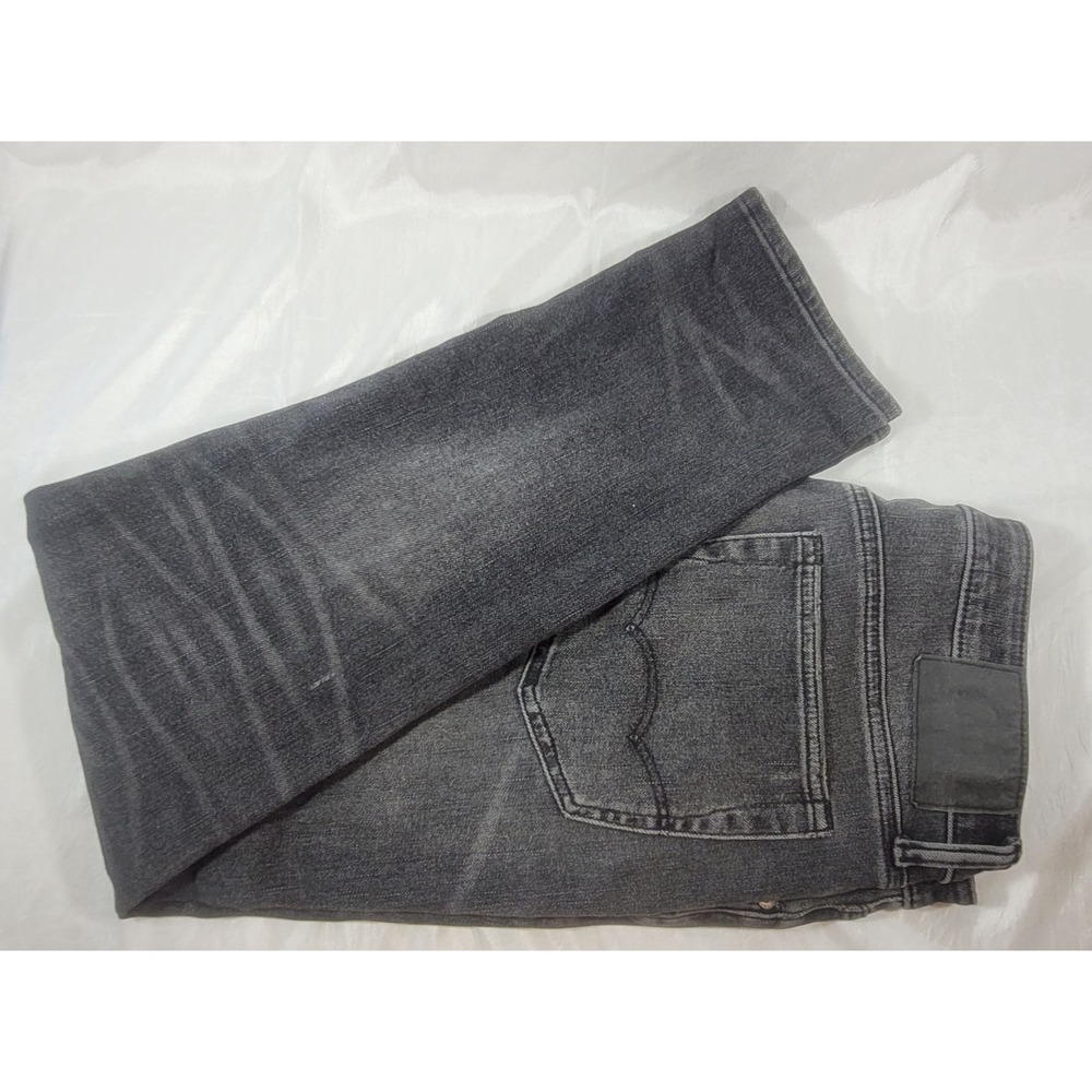 American Eagle Men's Airflex 360 Distressed Ripped Jeans - Black - 34Wx29L